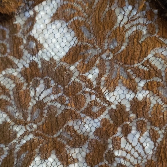 Vintage Fishnet and lace top. 80s/90s - Picture 3 of 5